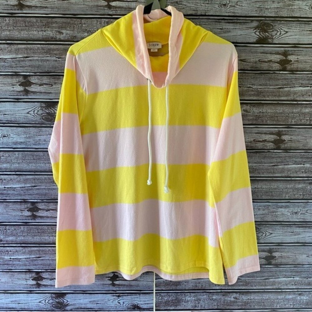 J Crew Factory Women's Striped Long-Sleeved Top Pullover Size‎ M